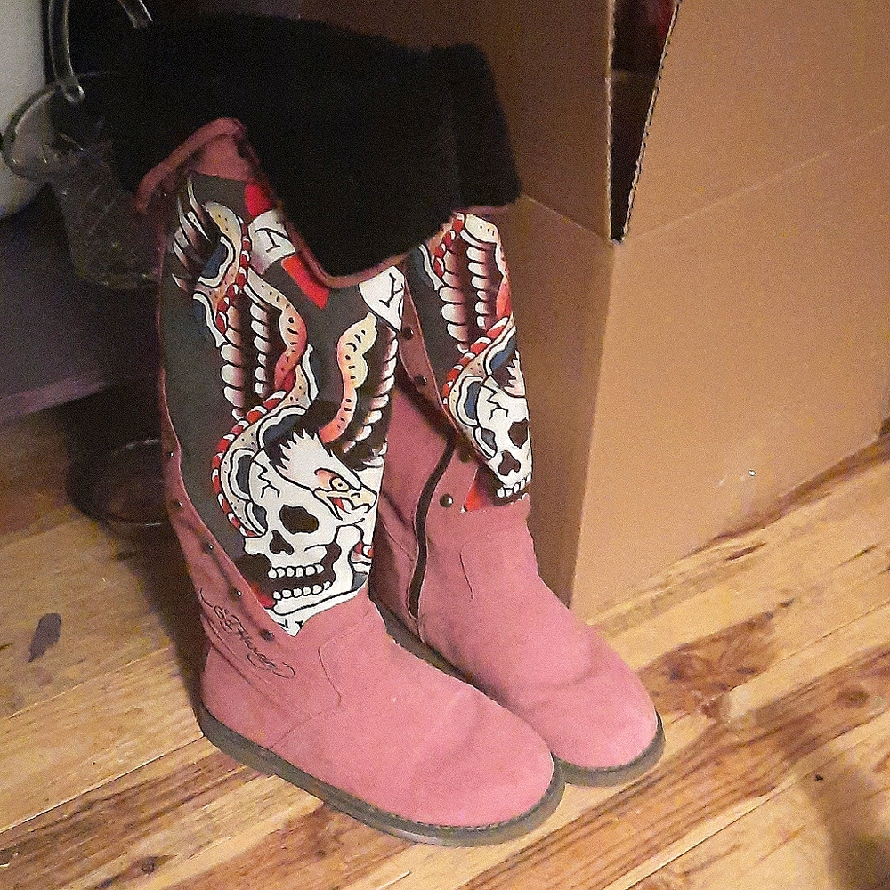 Ed Hardy Tall New York Boots
